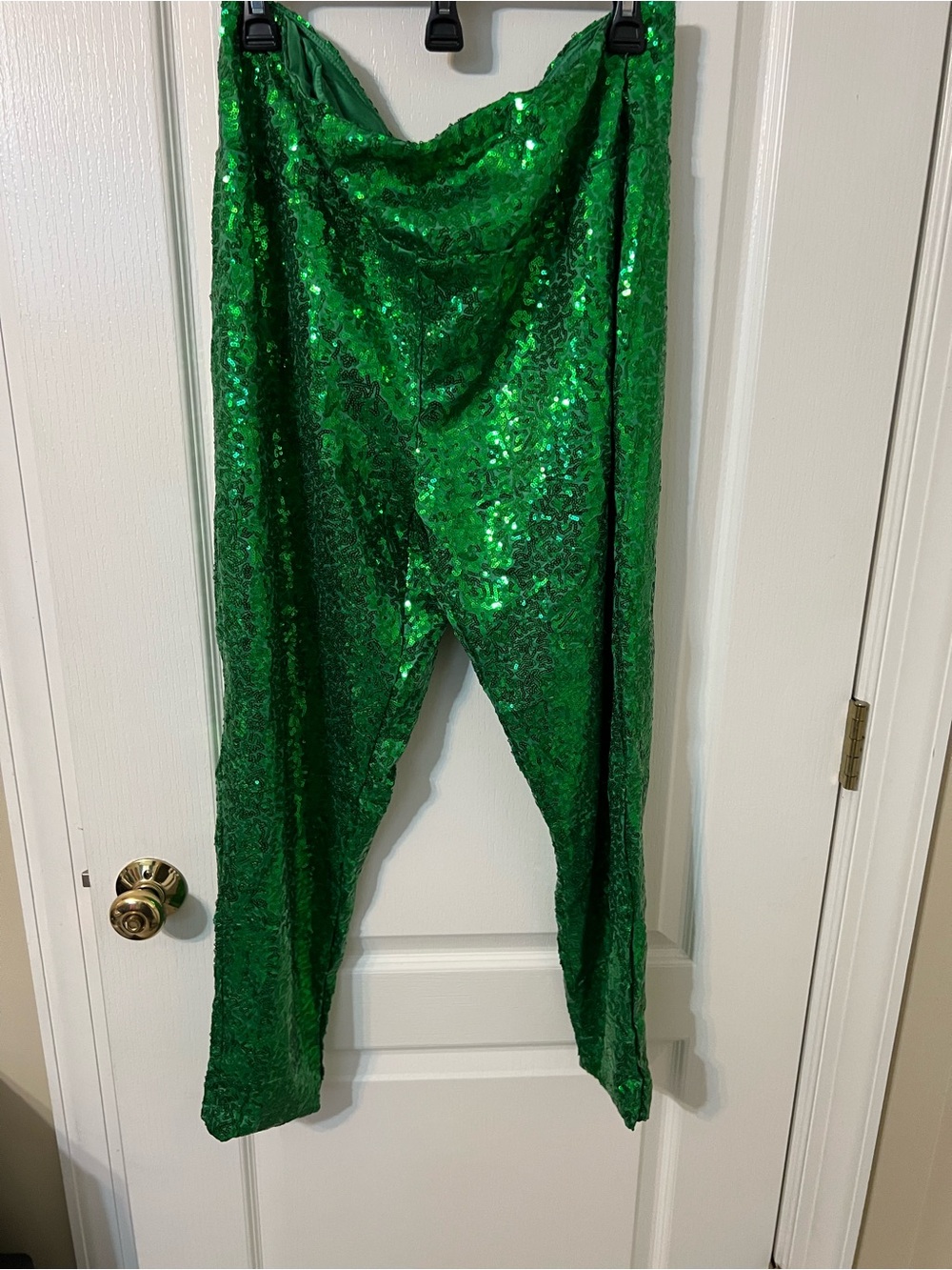 Tipsy Elves Shimmering Green Sequin Pants